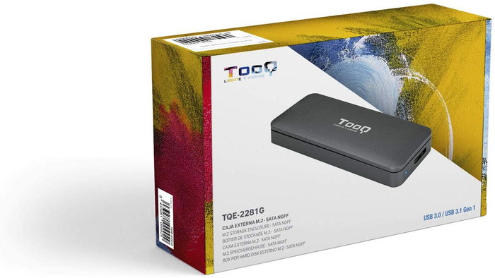Tooq TQE-2281G Caja Externa para SSD M.2 NGFF Gris Tooq TQE-2281G Caja Externa para SSD M.2 NGFF Gris